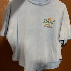 Light Blue Desert Graphic Tee